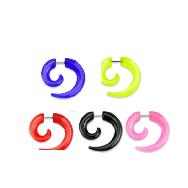 5-delige set Neppe acryl spiral taper
