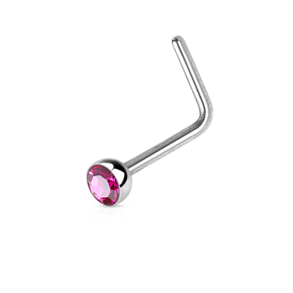 Neus stud met een kristal in verschillende kleuren - Afbeelding 8