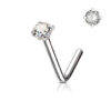 Neus stud met rond kristal in verschillende kleuren - Afbeelding 76