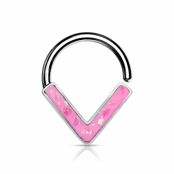 Ring met glitter Chevron in V vorm - Afbeelding 9