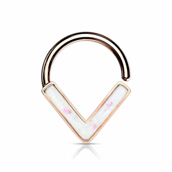Ring met glitter Chevron in V vorm - Afbeelding 11