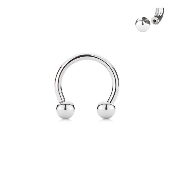 Circular barbell met intern geschroefde balletjes - Afbeelding 19