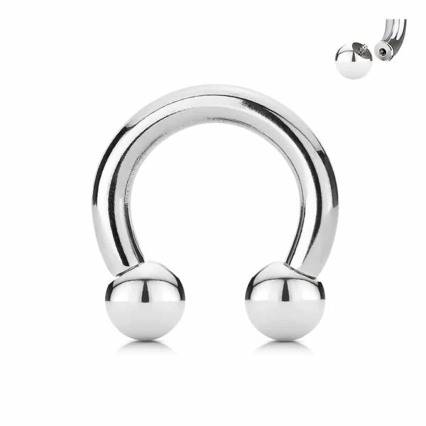Circular barbell met intern geschroefde balletjes - Afbeelding 31