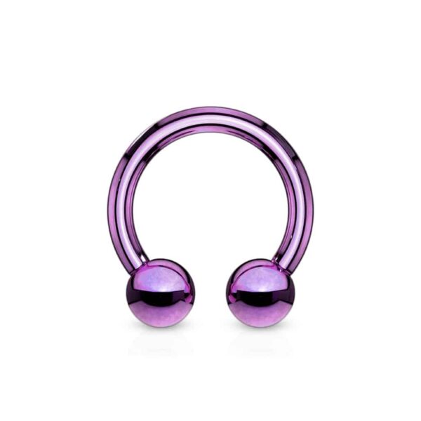 Circular barbell met titanium coating in verschillende kleuren - Afbeelding 14