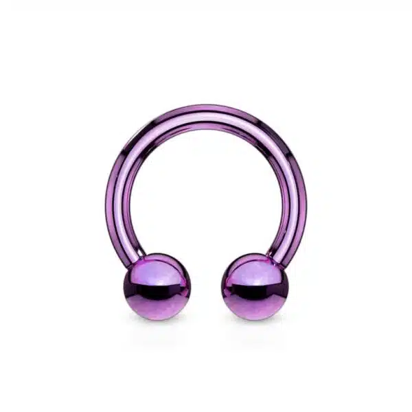 Circular barbell met titanium coating in verschillende kleuren - Afbeelding 14
