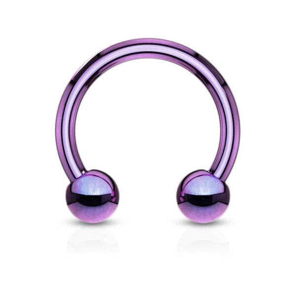 Circular barbell met titanium coating in verschillende kleuren - Afbeelding 32