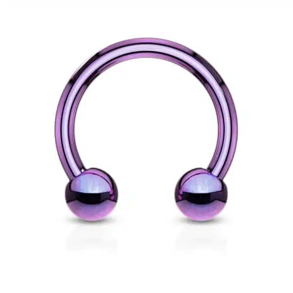 Circular barbell met titanium coating in verschillende kleuren - Afbeelding 32