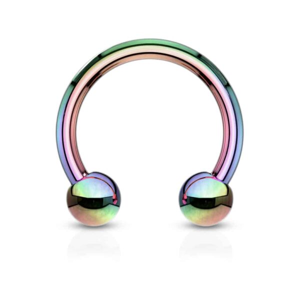 Circular barbell met titanium coating in verschillende kleuren - Afbeelding 43
