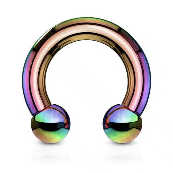 Circular barbell met titanium coating in verschillende kleuren - Afbeelding 53