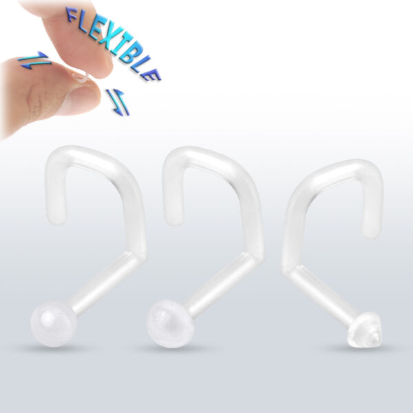Heldere neus screw retainer met verschillende tops