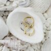14Kt. Gouden Circular barbell - Afbeelding 2