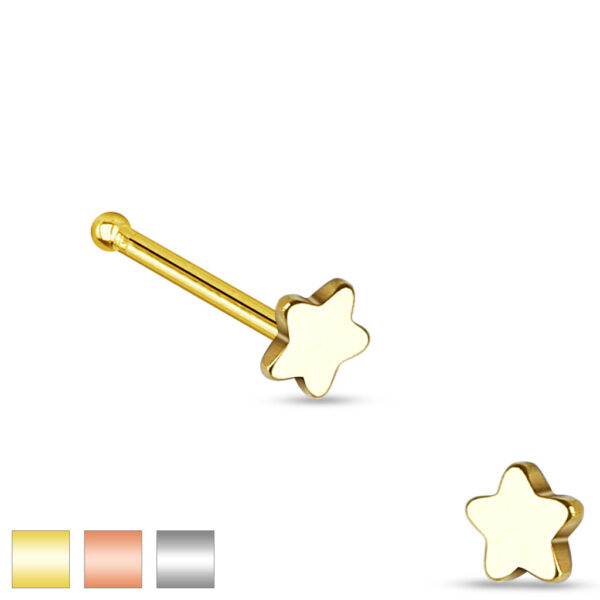 Neus bone met ster in verschillende kleuren