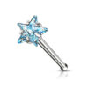 Neus bone piercing met ster prong set - Afbeelding 14