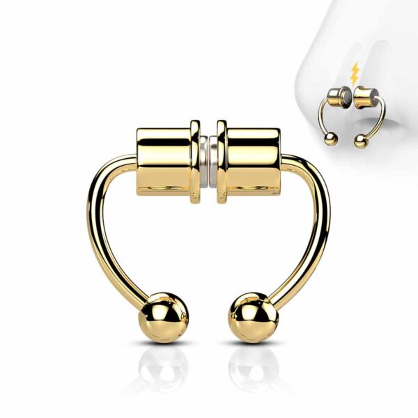 Neppe Magnetische septum piercing - Afbeelding 10