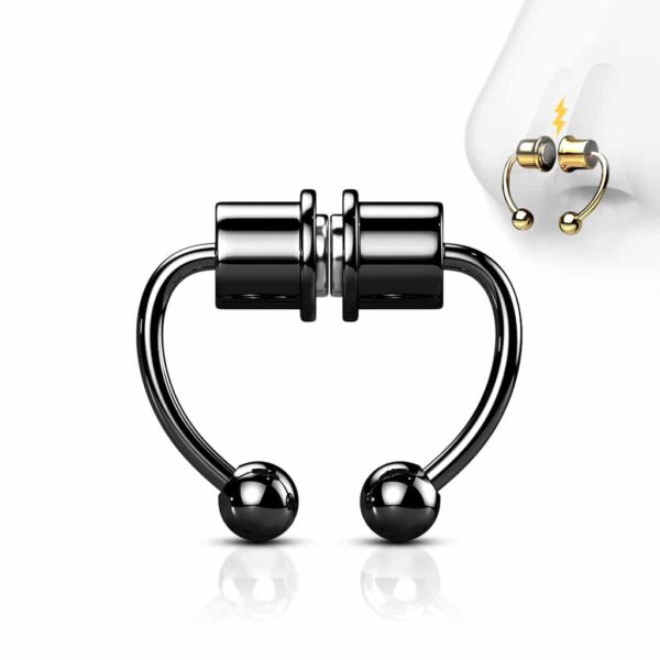 Neppe Magnetische septum piercing - Afbeelding 11
