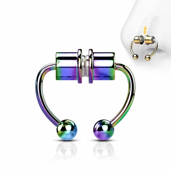 Neppe Magnetische septum piercing - Afbeelding 14