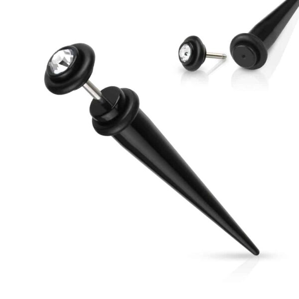 Neppe stretcher van acryl in verschillende kleuren met steentje - Afbeelding 5