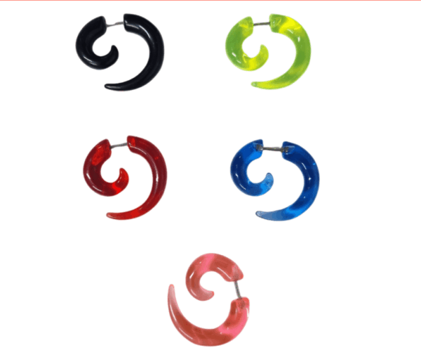 5-delige set Neppe acryl spiral taper - Afbeelding 2