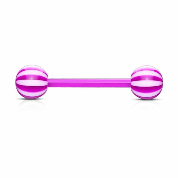 Acrylic - Bioflex 2-kleuren barbell