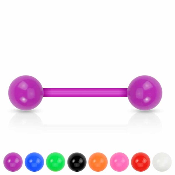 Acrylic - Bioflex kleurige barbell