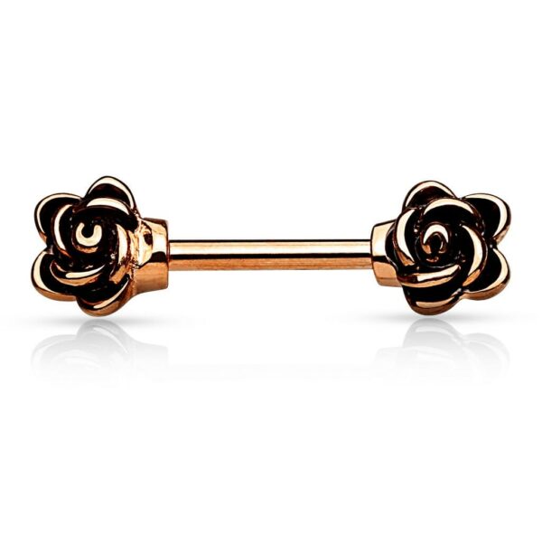 Barbell met bloempatroon balletjes - Afbeelding 3