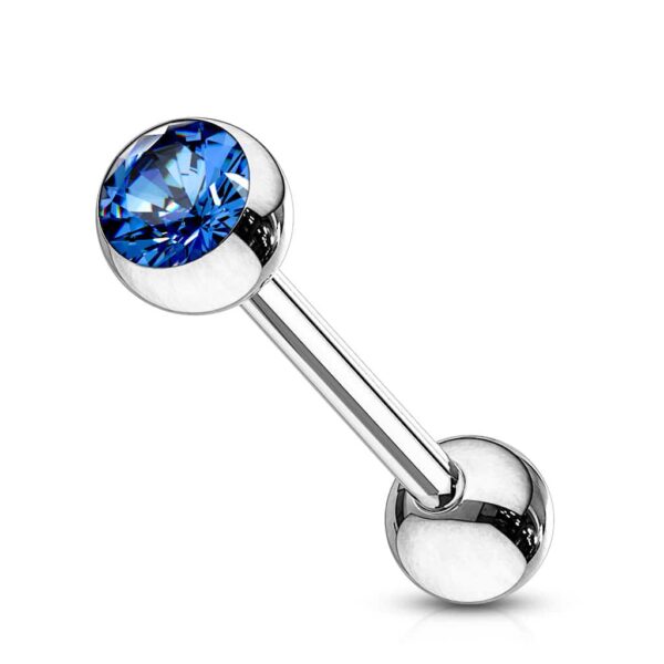 Barbell met gekleurde kristal - Afbeelding 17