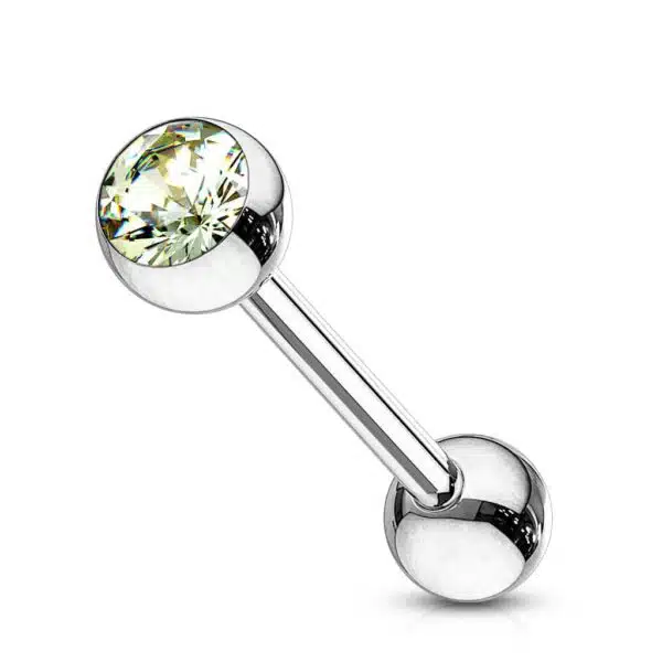 Barbell met gekleurde kristal - Afbeelding 8