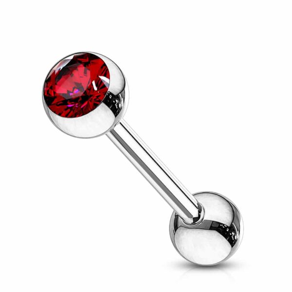 Barbell met gekleurde kristal - Afbeelding 25