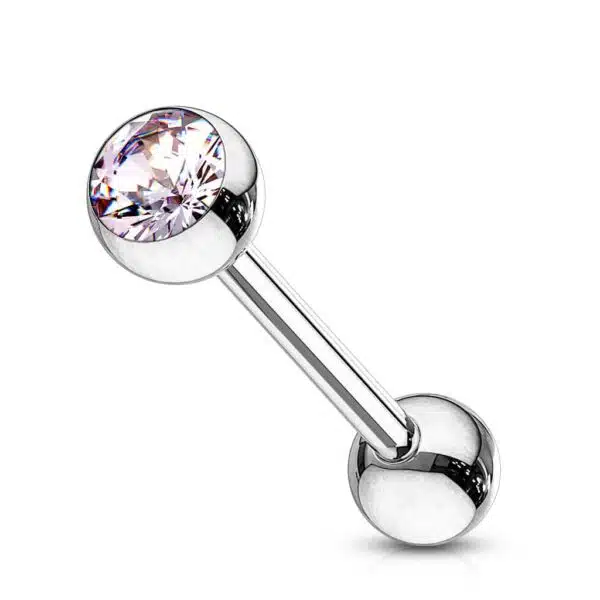 Barbell met gekleurde kristal - Afbeelding 11