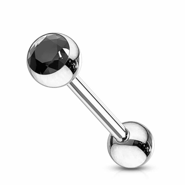 Barbell met gekleurde kristal - Afbeelding 9