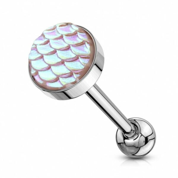 Barbell met schubben motief top - Afbeelding 3
