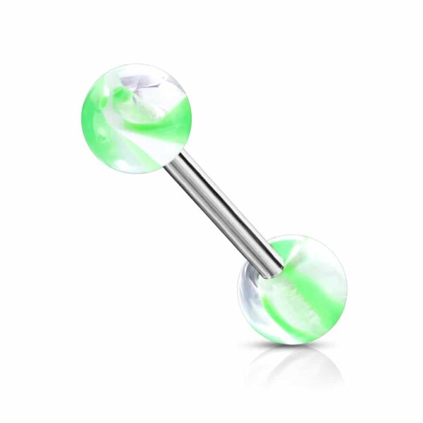 Barbell met twee kleuren acrylbal - Afbeelding 6