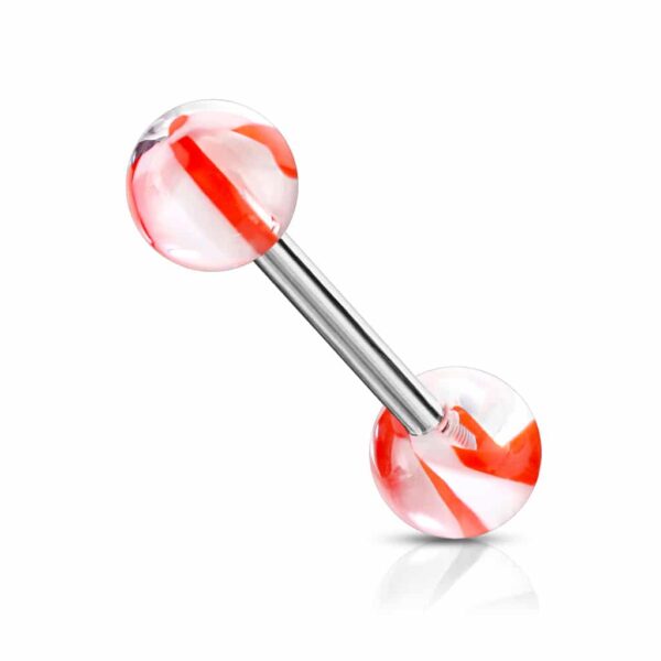 Barbell met twee kleuren acrylbal - Afbeelding 9