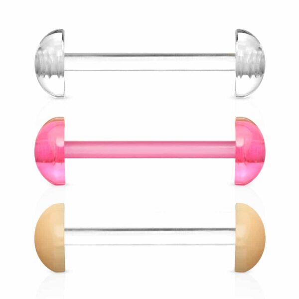 Barbell retainer tongpiercing