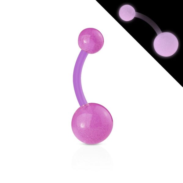 Bioflex barbell in volledige kleur glow in the dark - Afbeelding 3