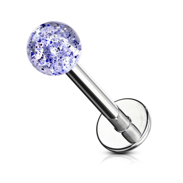 Labret met glitterbal - Afbeelding 5