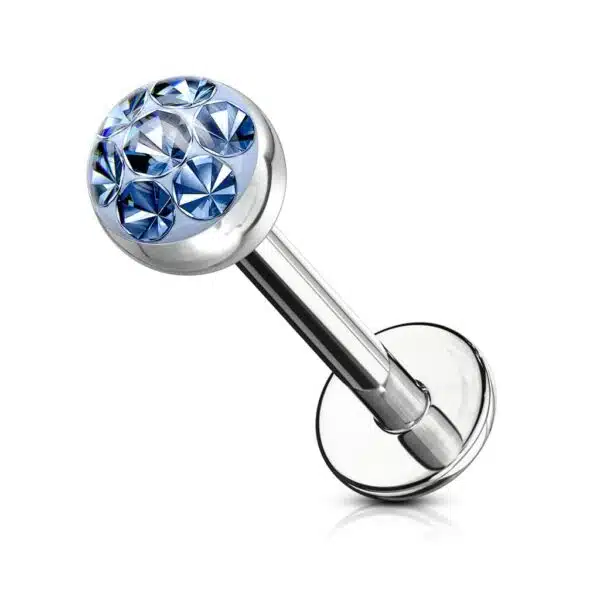 Labret met helder Oostenrijks kristal - Afbeelding 10