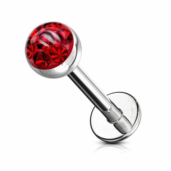 Labret met helder Oostenrijks kristal - Afbeelding 13