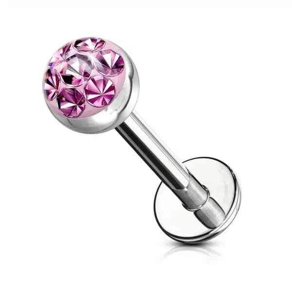 Labret met helder Oostenrijks kristal - Afbeelding 11