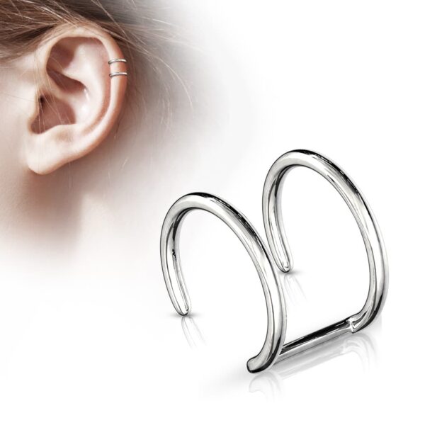 Neppe helix piercing double