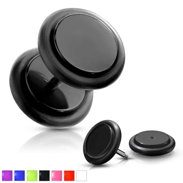 Neppe plug met o-ring van Acryl - Afbeelding 3