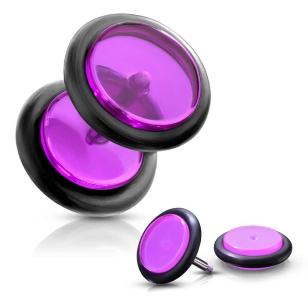 Neppe plug met o-ring van Acryl - Afbeelding 4