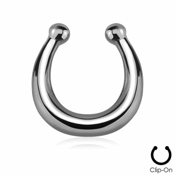 Neppe septum piercing in verschillende kleuren - Afbeelding 3