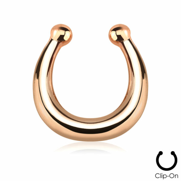 Neppe septum piercing in verschillende kleuren - Afbeelding 5