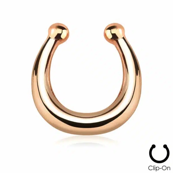 Neppe septum piercing in verschillende kleuren - Afbeelding 5
