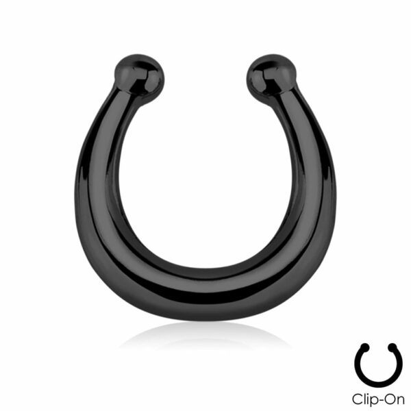 Neppe septum piercing in verschillende kleuren - Afbeelding 4
