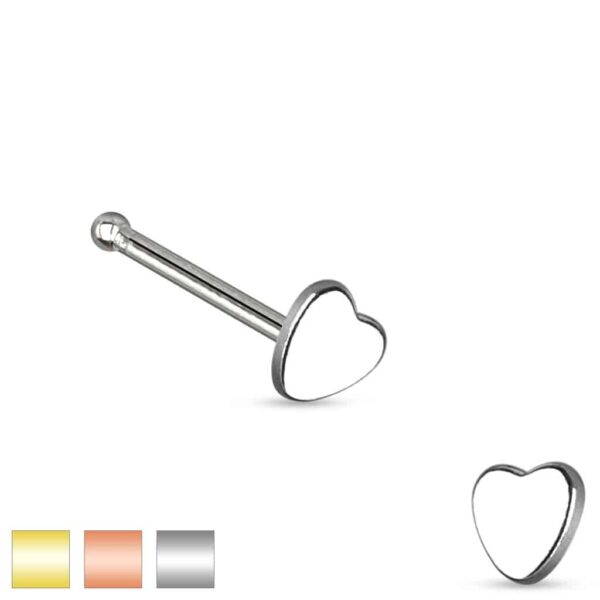 Neus bone met hartje in verschillende kleuren
