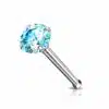 Neus bone piercing met kristal pong-set - Afbeelding 16