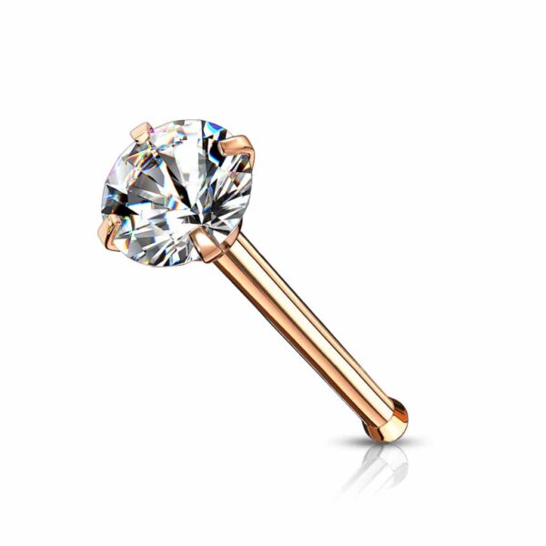Neus bone piercing met kristal pong-set - Afbeelding 22