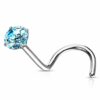 Neus screw met prong-set in verschillende kleuren - Afbeelding 21